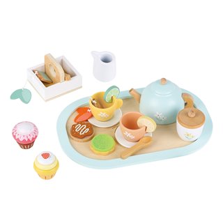 Lelin® Wooden Tea Set